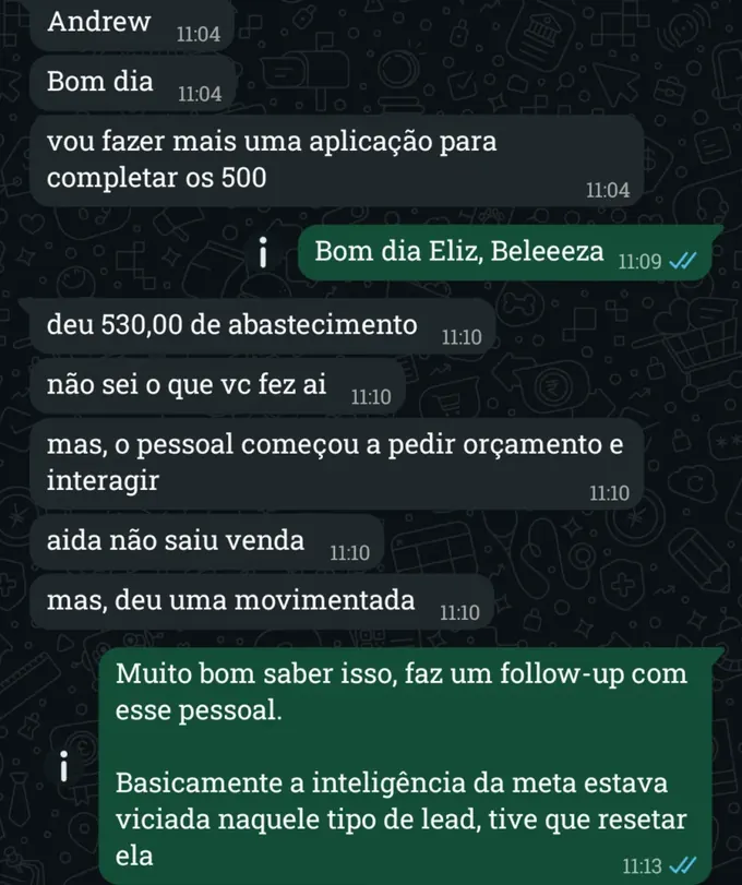 Depoimento de cliente
